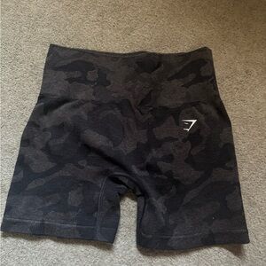 Camo Gymshark Biker Shorts